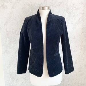 J. Crew Going Out 365 Blazer Jacket Velvet Black 6